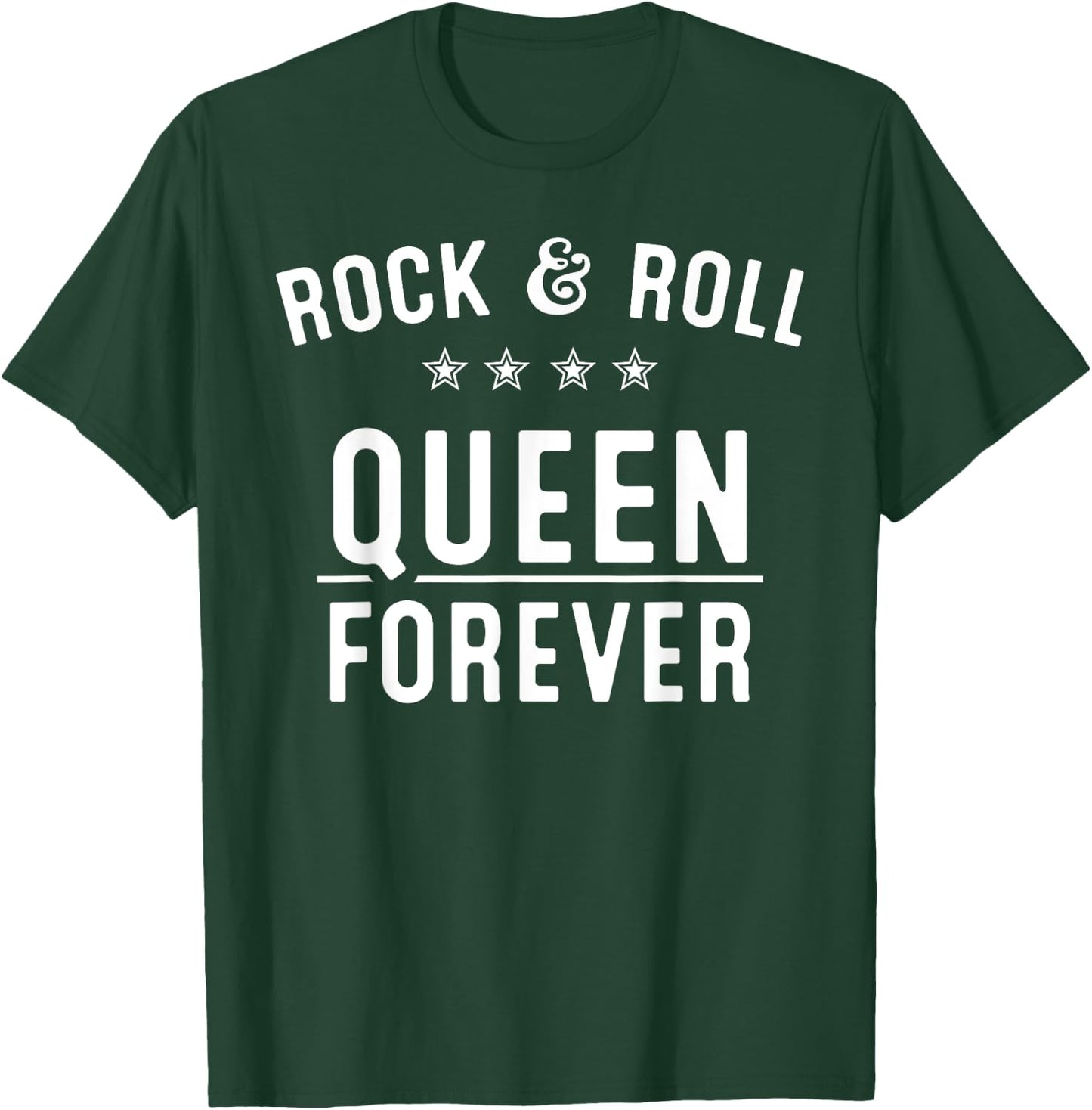 Funny Rock N Roll Queen Concert Gift Ladies Girls T-Shirt - T-Shirt | Forest