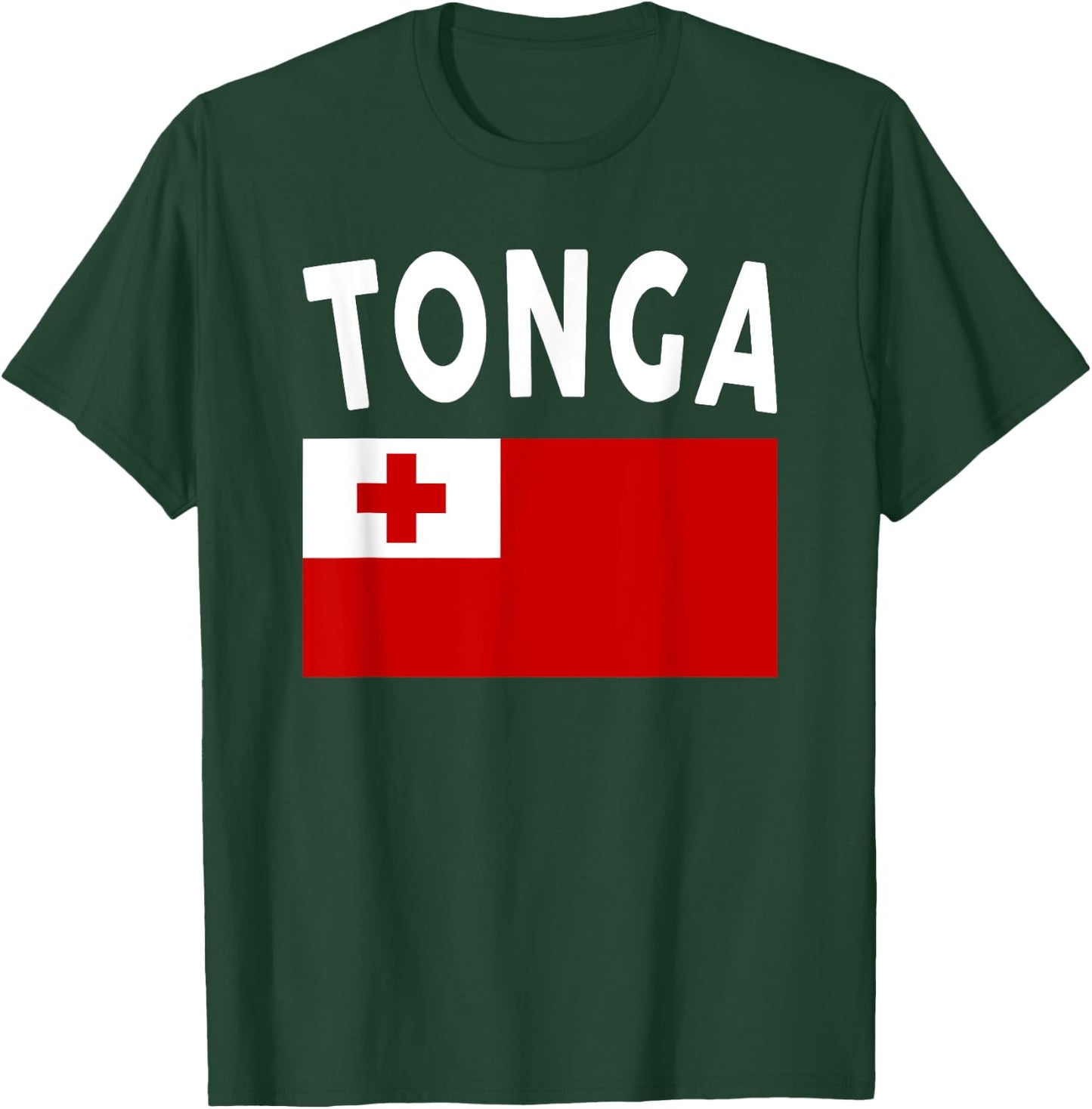 Tonga Flag | Tongan Pride Men Women Kids Gifts T-Shirt - T-Shirt | Forest