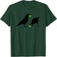 Saint Patrick's Day Shamrock Crows for Bird Lovers T-Shirt - T-Shirt | Forest