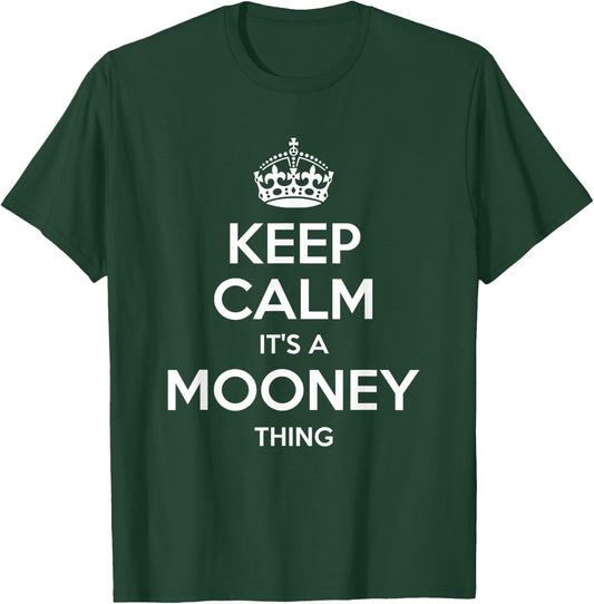 MOONEY Surname Funny Family Tree Birthday Reunion Gift T-Shirt - T-Shirt | Forest