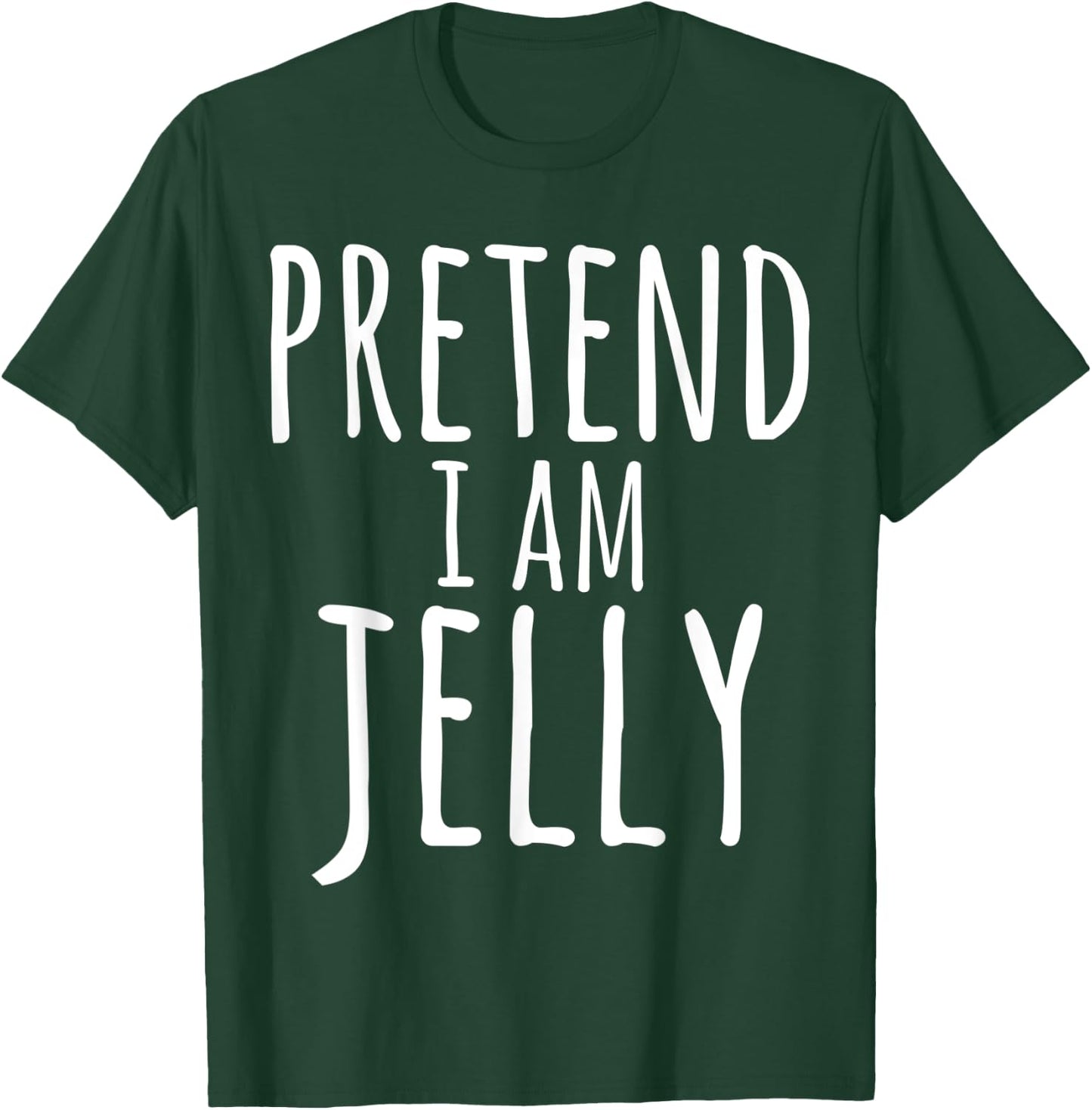 Halloween PRETEND I AM JELLY COSTUME Matching Peanut Butter T-Shirt - T-Shirt | Forest