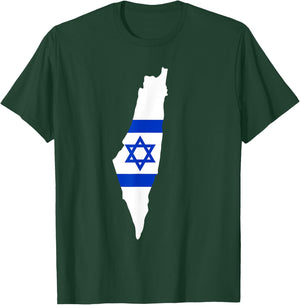 Israel map T-Shirt - T-Shirt | Forest