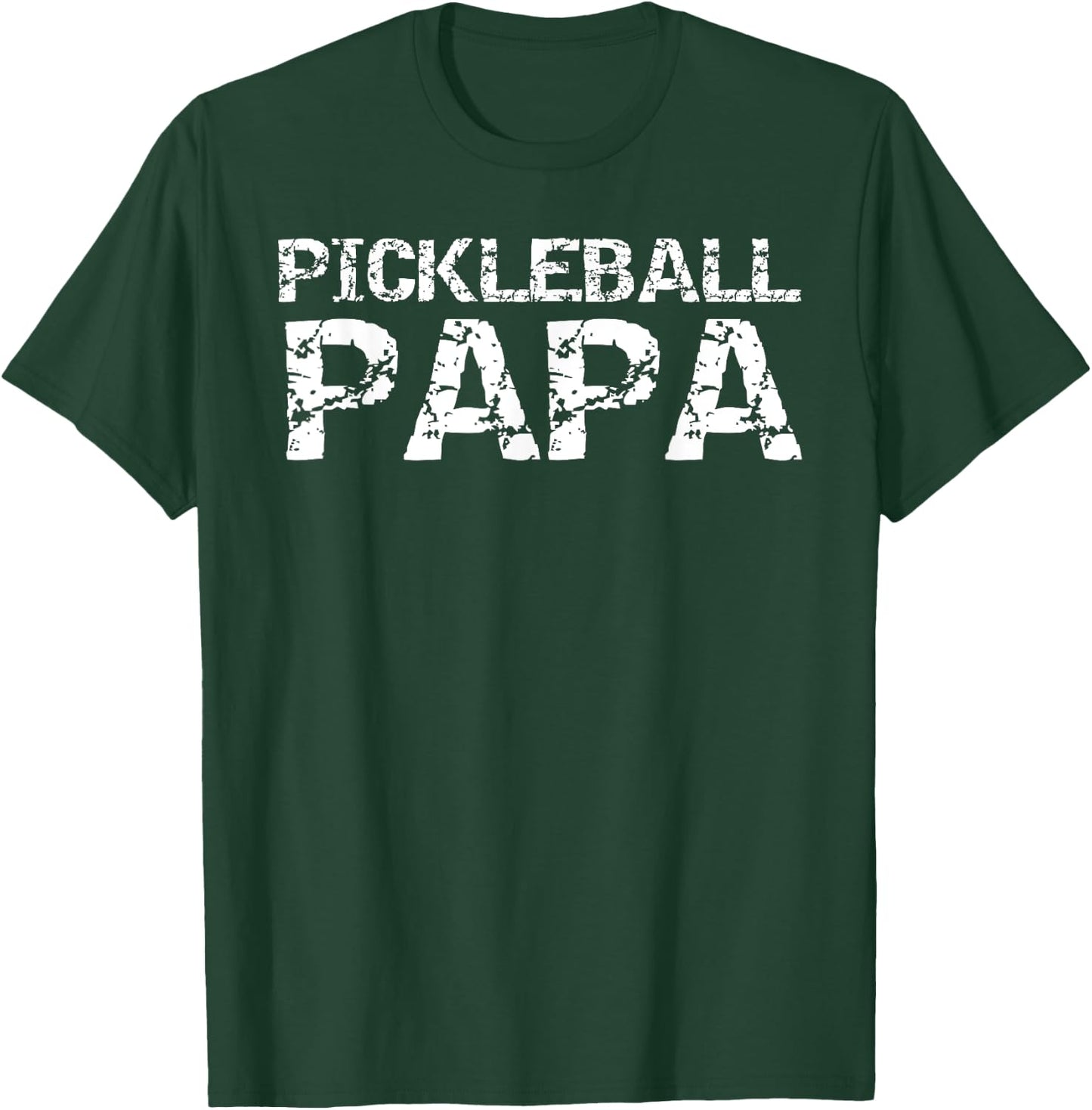 Pickle Ball Gifts for Grandpa from Grandkids Pickleball Papa T-Shirt - T-Shirt | Forest