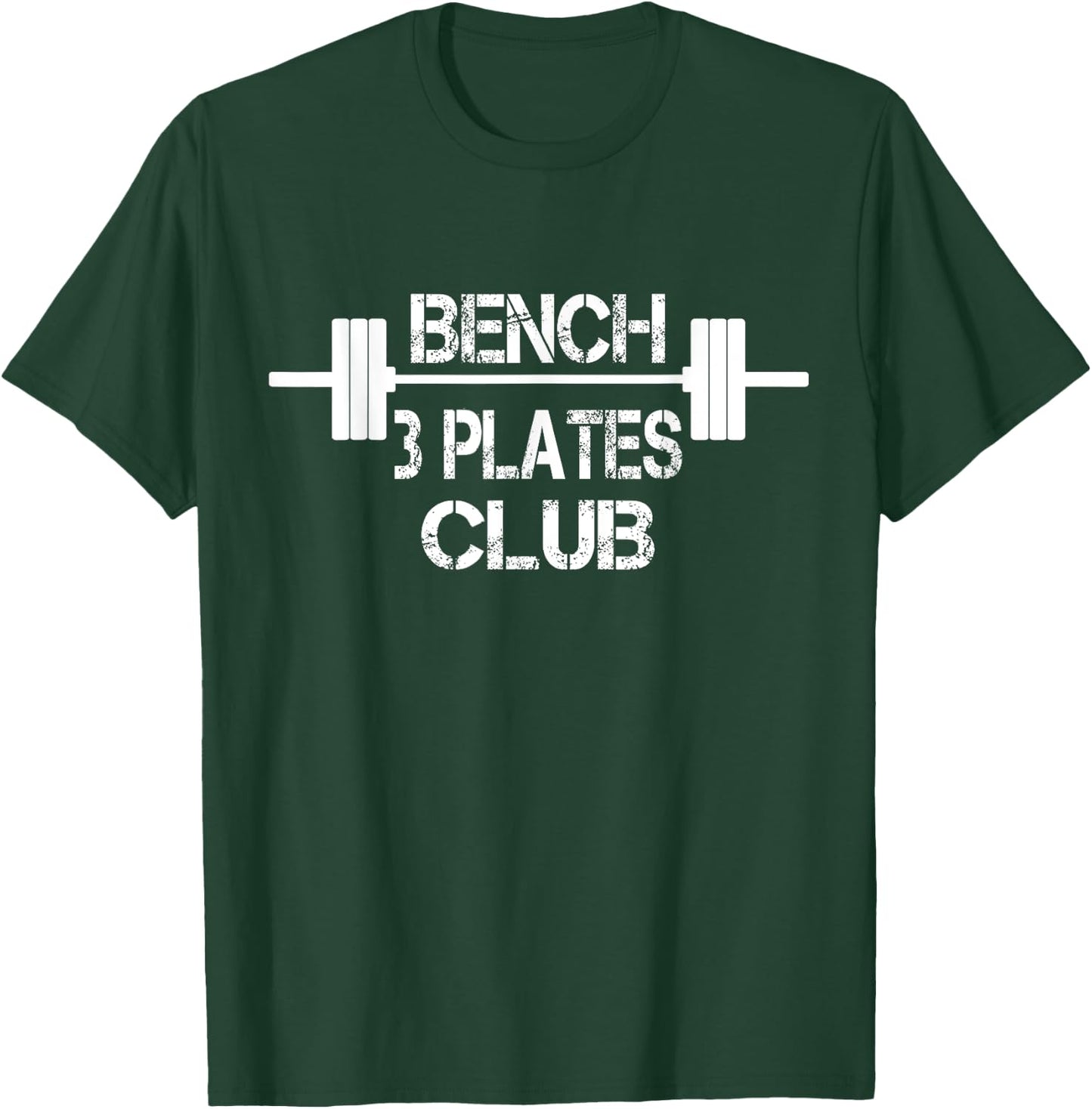Bench 3 Plates Club T-Shirt - T-Shirt | Forest
