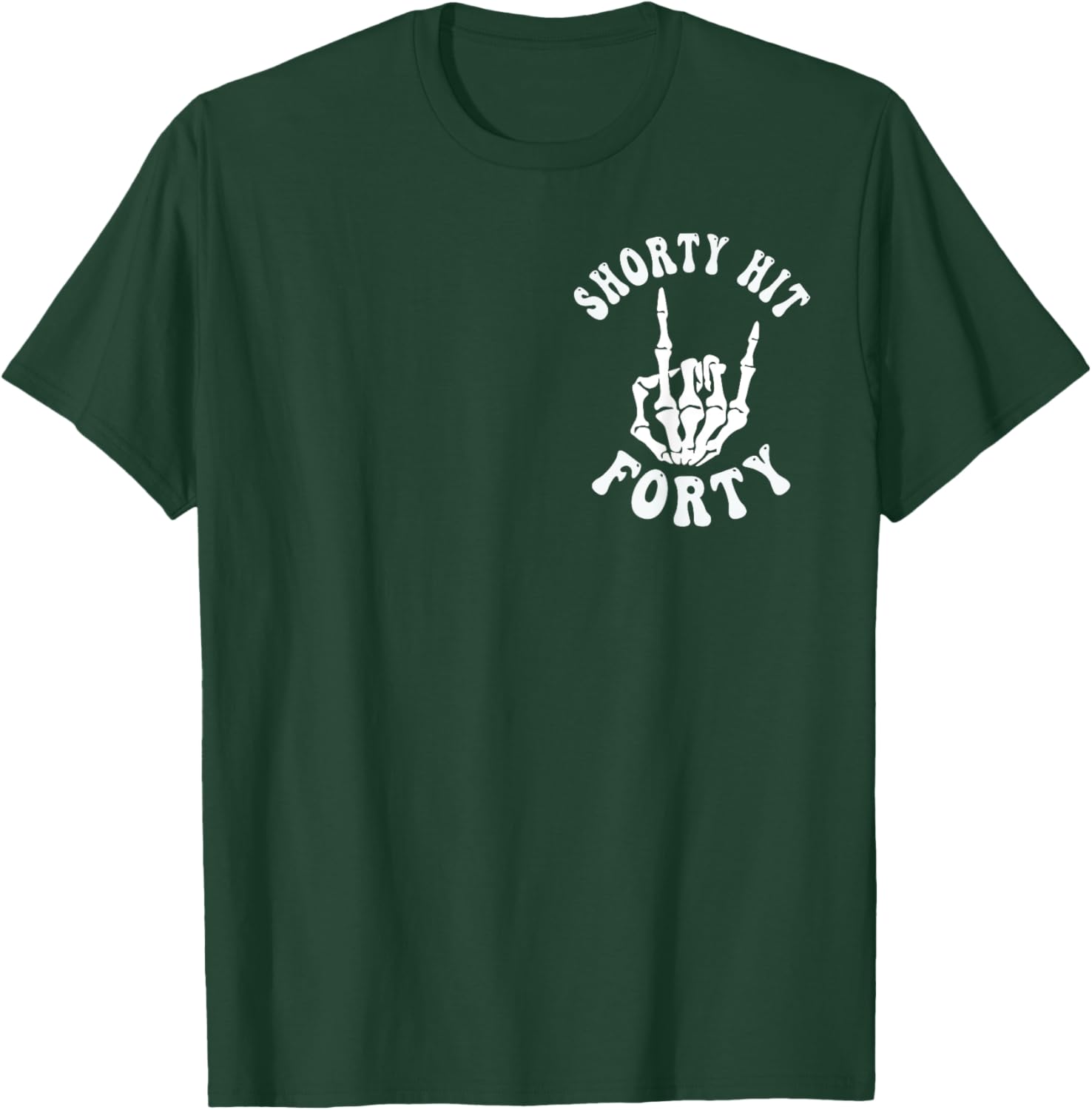 Funny Shorty Hit Forty Turning 40th Birthday Hello Forties T-Shirt - T-Shirt | Forest