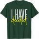 Baptism Shirt for Adults Women Men Boys Girls I Have Decided T-Shirt - T-Shirt | Forest