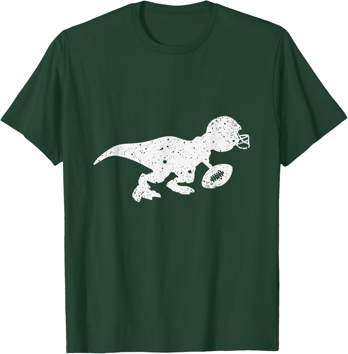 Dinosaurs Reptile Football Rugby Rugger Player Game Gift T-Shirt - T-Shirt | Forest