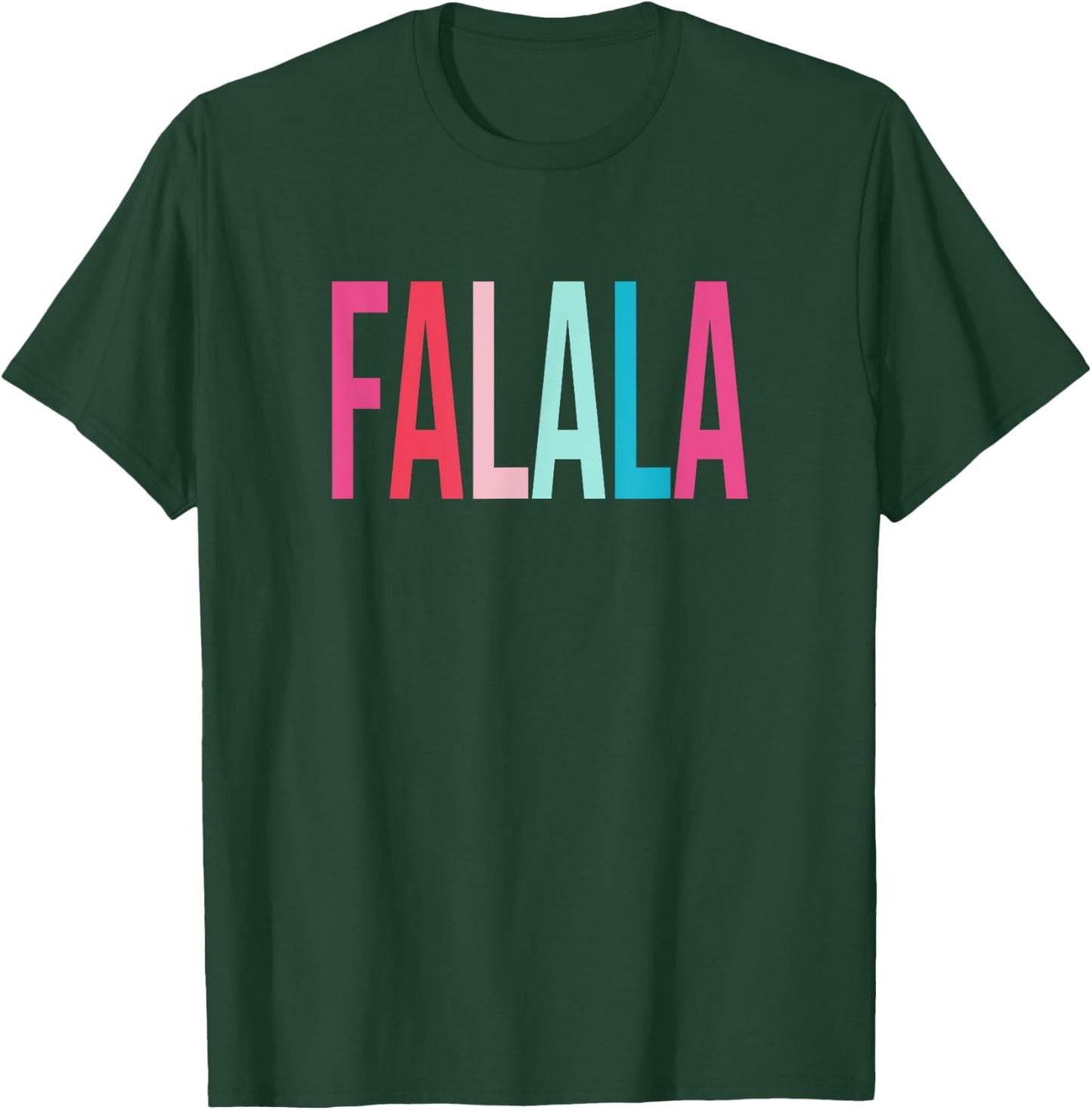 Girls Falala Colorful Christmas T-Shirt - T-Shirt | Forest
