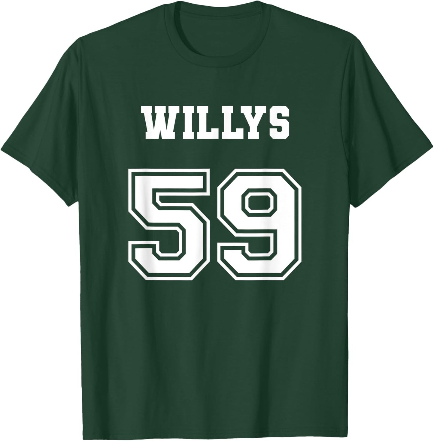 Jersey Style 59 1959 Willys 4x4 Vintage MB Army Truck Car T-Shirt - T-Shirt | Forest