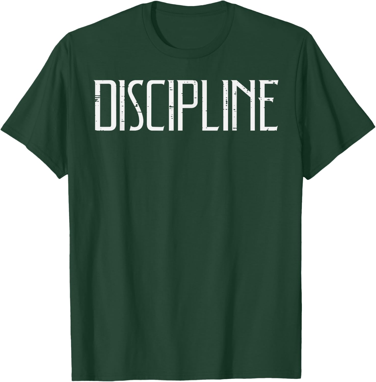 Gym Discipline Workout Fitness Motivational Men Women Kids T-Shirt - T-Shirt | Forest