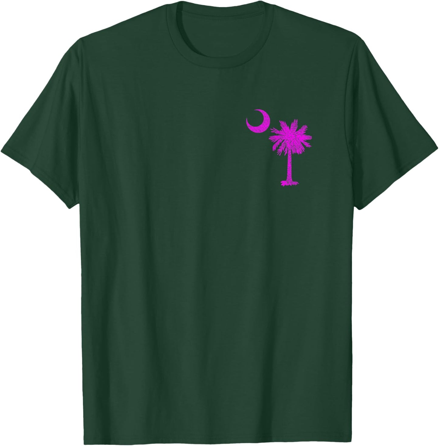 South Carolina State Flag Palmetto Tree Crescent Moon SC T-Shirt - T-Shirt | Forest