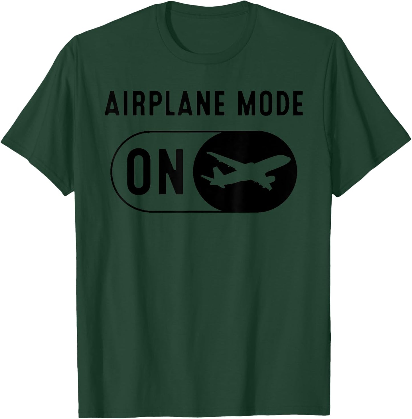 Funny Airplane Mode Gift Aviation Lover Men Women RC Pilot T-Shirt - T-Shirt | Forest