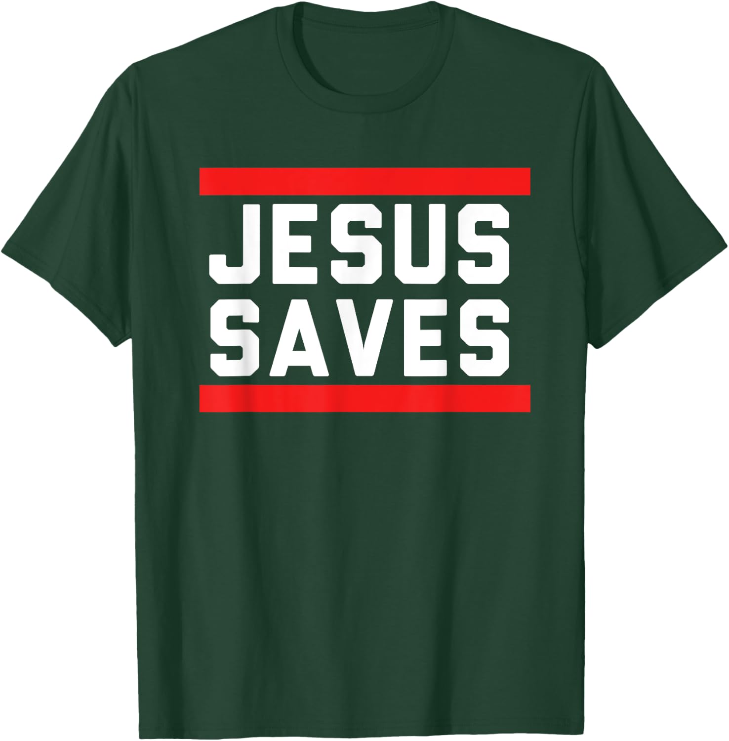 Jesus Saves Religious Christian Faith T-Shirt - T-Shirt | Forest