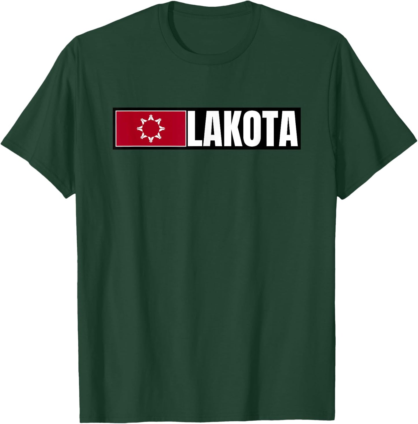 Lakota Flag T-Shirt - T-Shirt | Forest