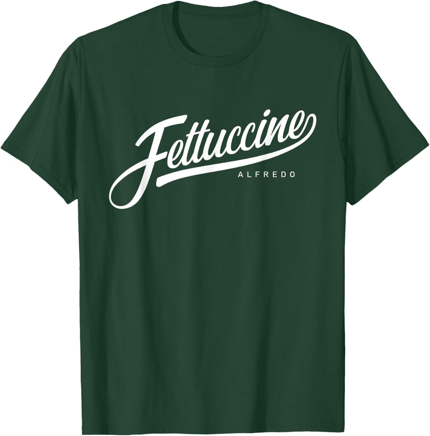 Funny Fettuccine Alfredo, pasta, italian food baseball T-Shirt - T-Shirt | Forest