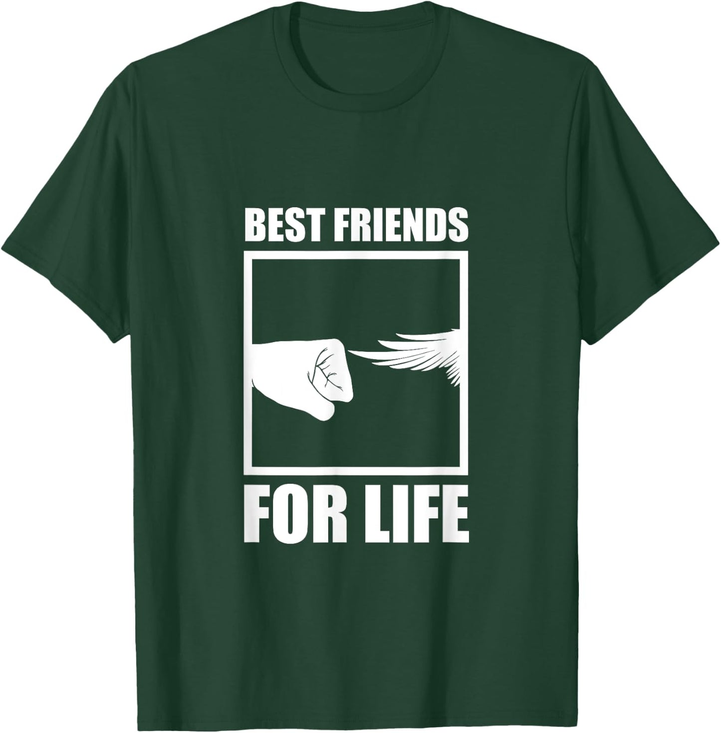Best friends for life - wing parrot budgerigar T-Shirt - T-Shirt | Forest