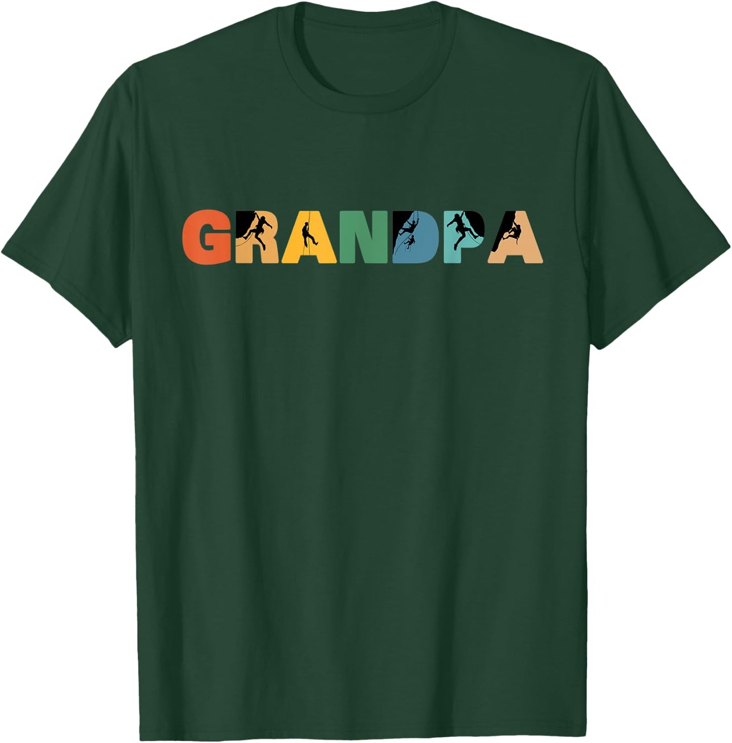Rock Climbing Grandpa Shirt, Gramps Rock Climbing T-Shirt - T-Shirt | Forest