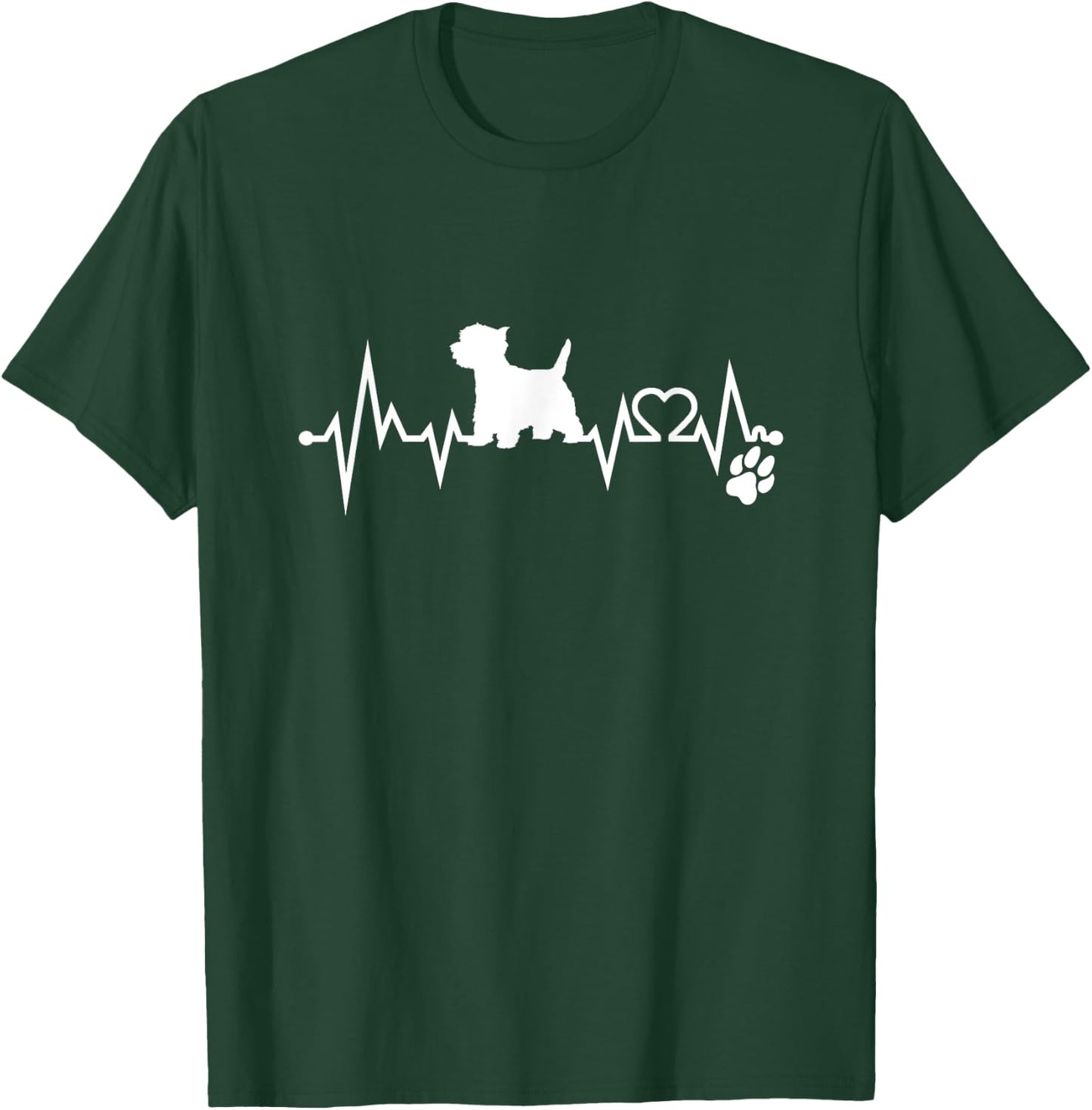 Westie Gifts Men Women West Highland Terrier T-Shirt - T-Shirt | Forest