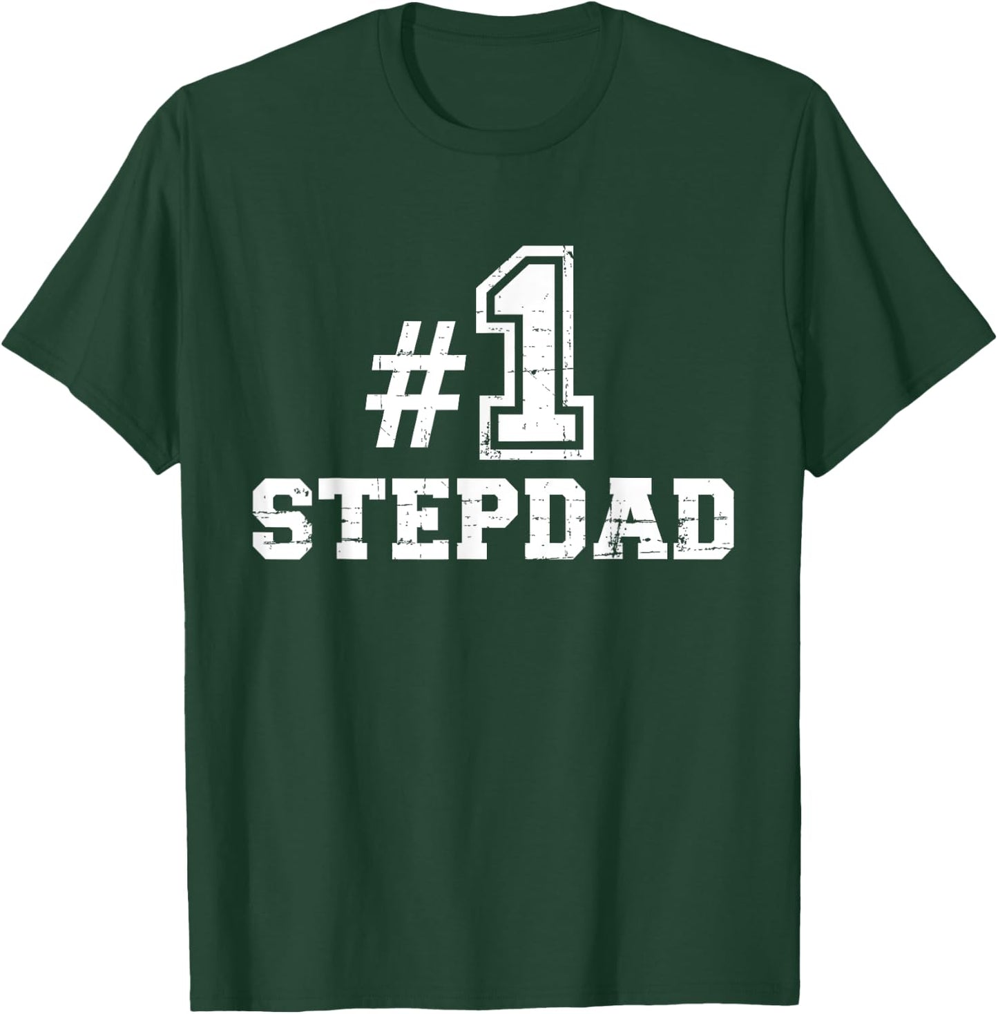 Number one No. 1 stepdad T-Shirt - T-Shirt | Forest