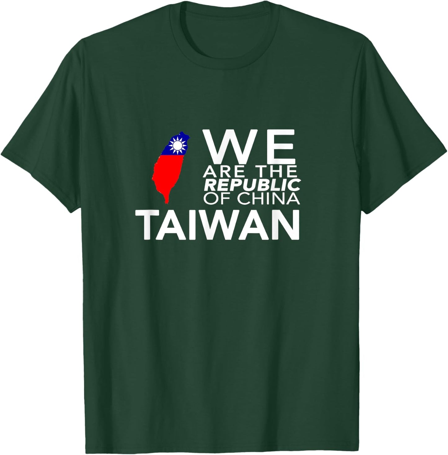 I Love Taiwan Flag Taiwanese Taiwan Pride ROC Taipei T-Shirt - T-Shirt | Forest