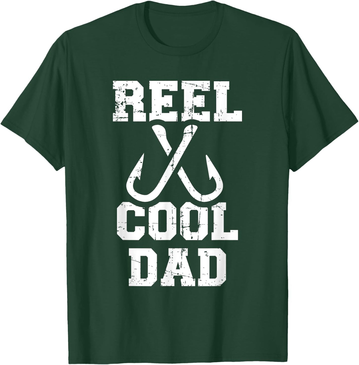 Reel cool Dad T-Shirt - T-Shirt | Forest
