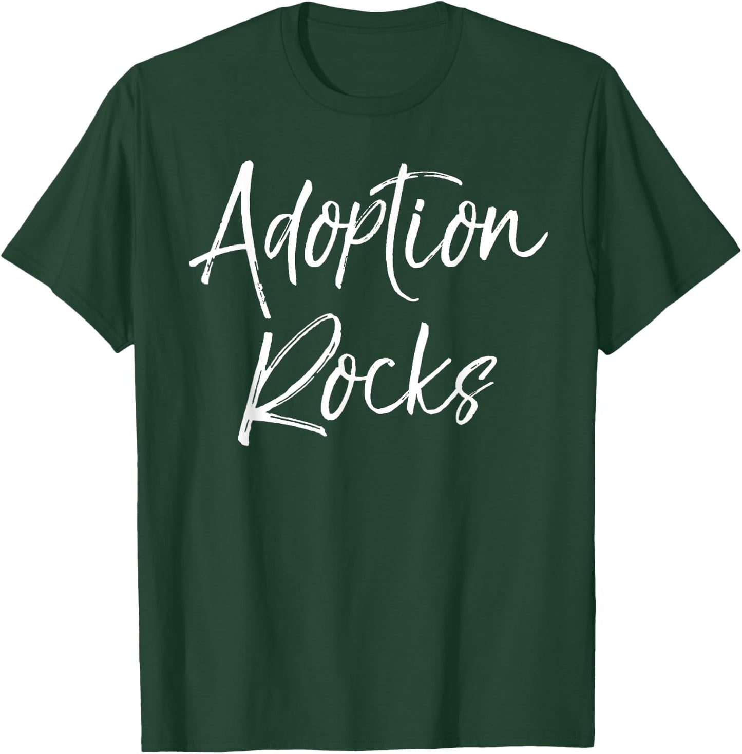 Cute Matching Adoption Gifts for Family Group Adoption Rocks T-Shirt - T-Shirt | Forest