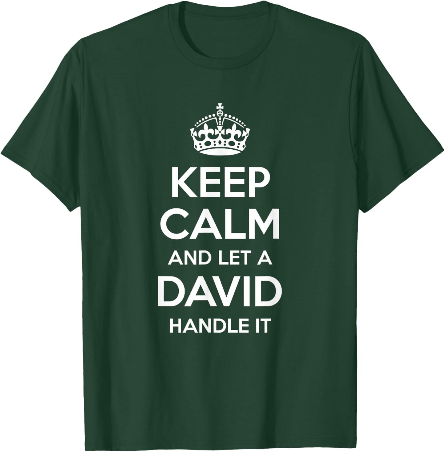 DAVID Funny Surname Family Tree Birthday Reunion Gift T-Shirt - T-Shirt | Forest