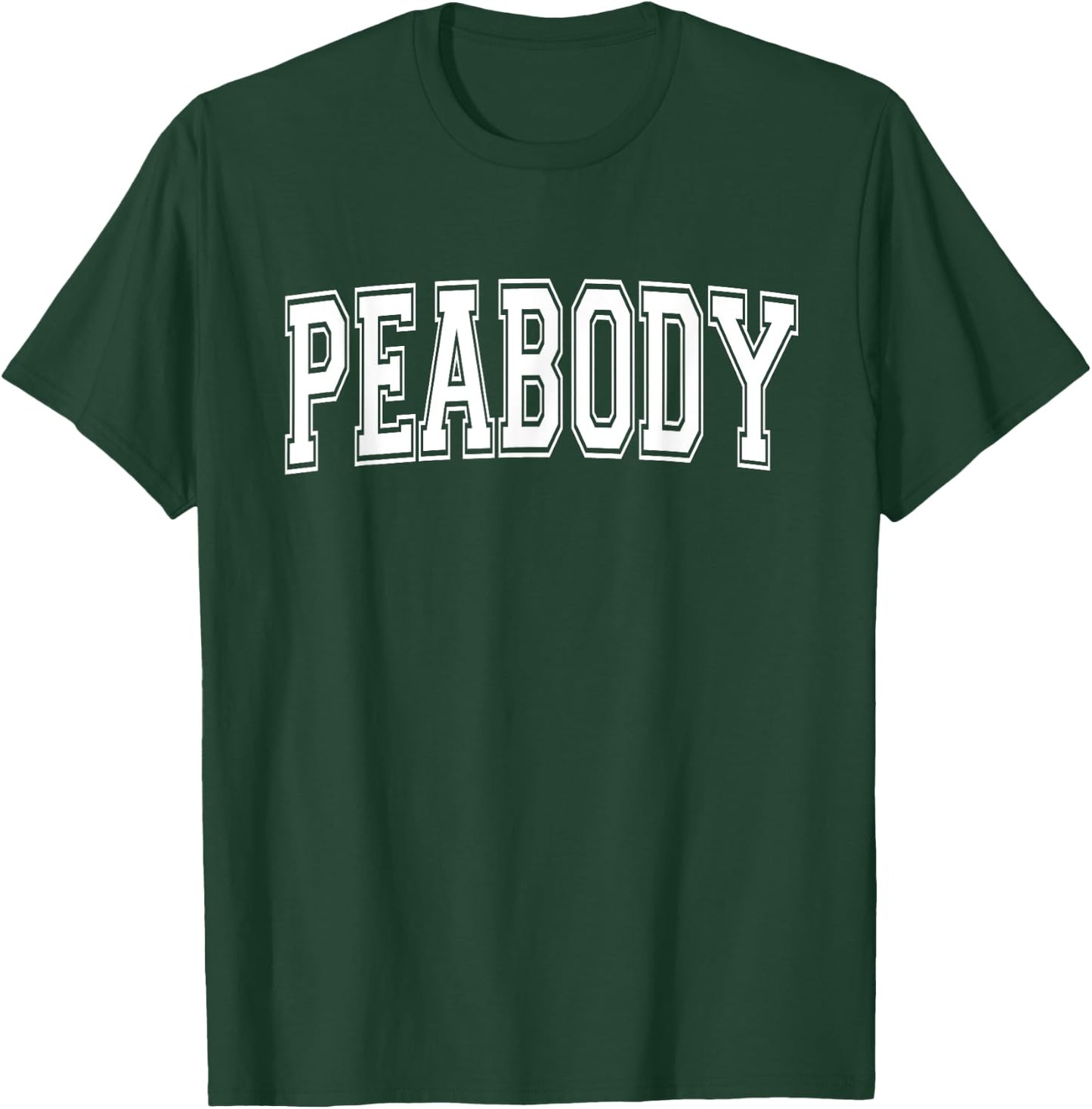 PEABODY MA MASSACHUSETTS USA Vintage Sports Varsity Style T-Shirt - T-Shirt | Forest