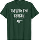 I'm With Chicken Halloween Costume Funny Couples Matching T-Shirt - T-Shirt | Forest