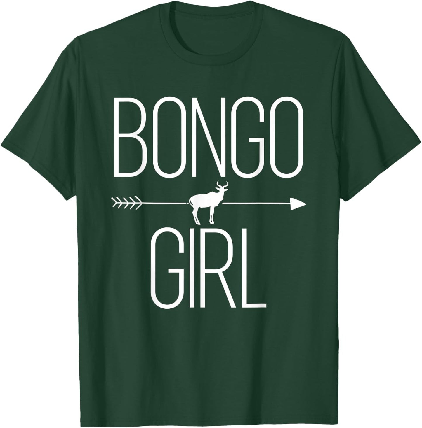 Bongo Girl Gift Antelope Bull Animal Lover T-Shirt - T-Shirt | Forest
