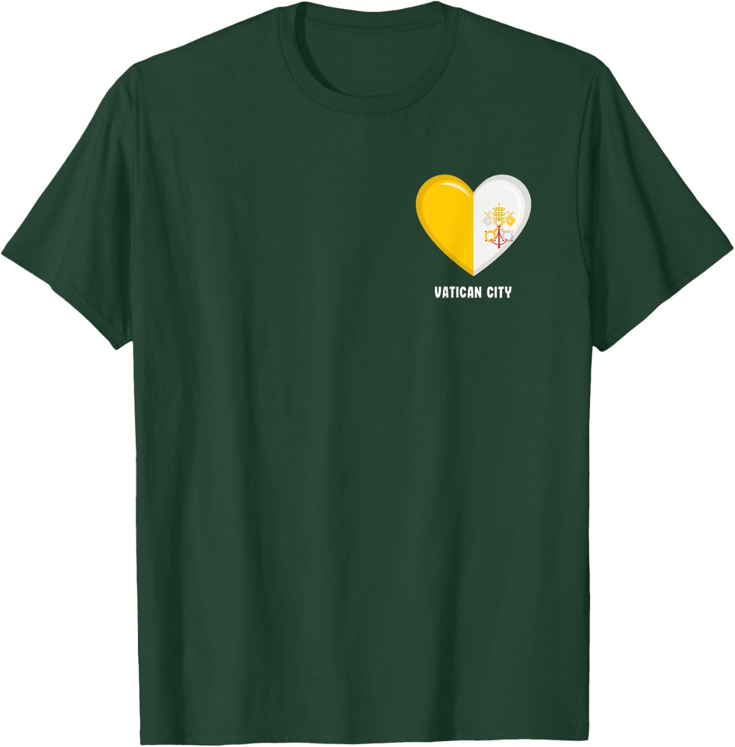 Vatican City Flag Shirt | Citizen of the Holy See T-Shirt - T-Shirt | Forest