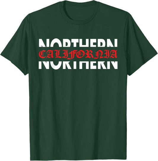 Nor Cal Northern California Pride T-Shirt - T-Shirt | Forest