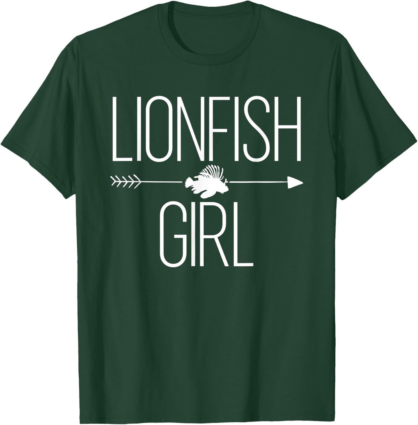 Lionfish Girl Gift Zebrafish Marine Lover T-Shirt - T-Shirt | Forest