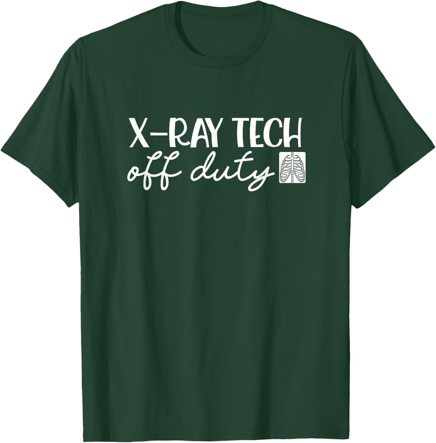 X-ray technician at retirement Rad Tech Retirement Novelty T-Shirt - T-Shirt | Forest