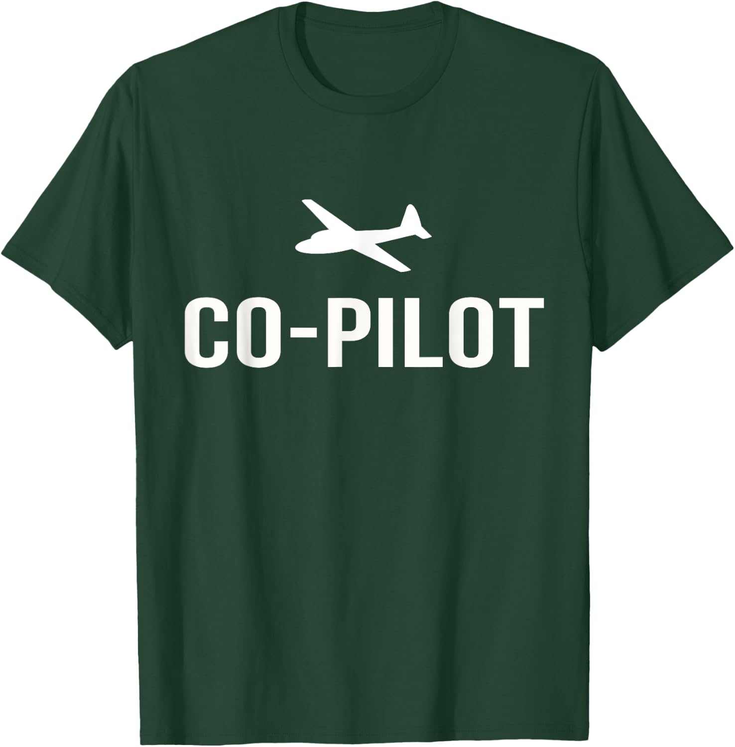 Airshow Helicopter Airplane CoPilot T-Shirt - T-Shirt | Forest