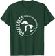 No Salt No Sharks No Problems Great Lakes White Circle T-Shirt - T-Shirt | Forest