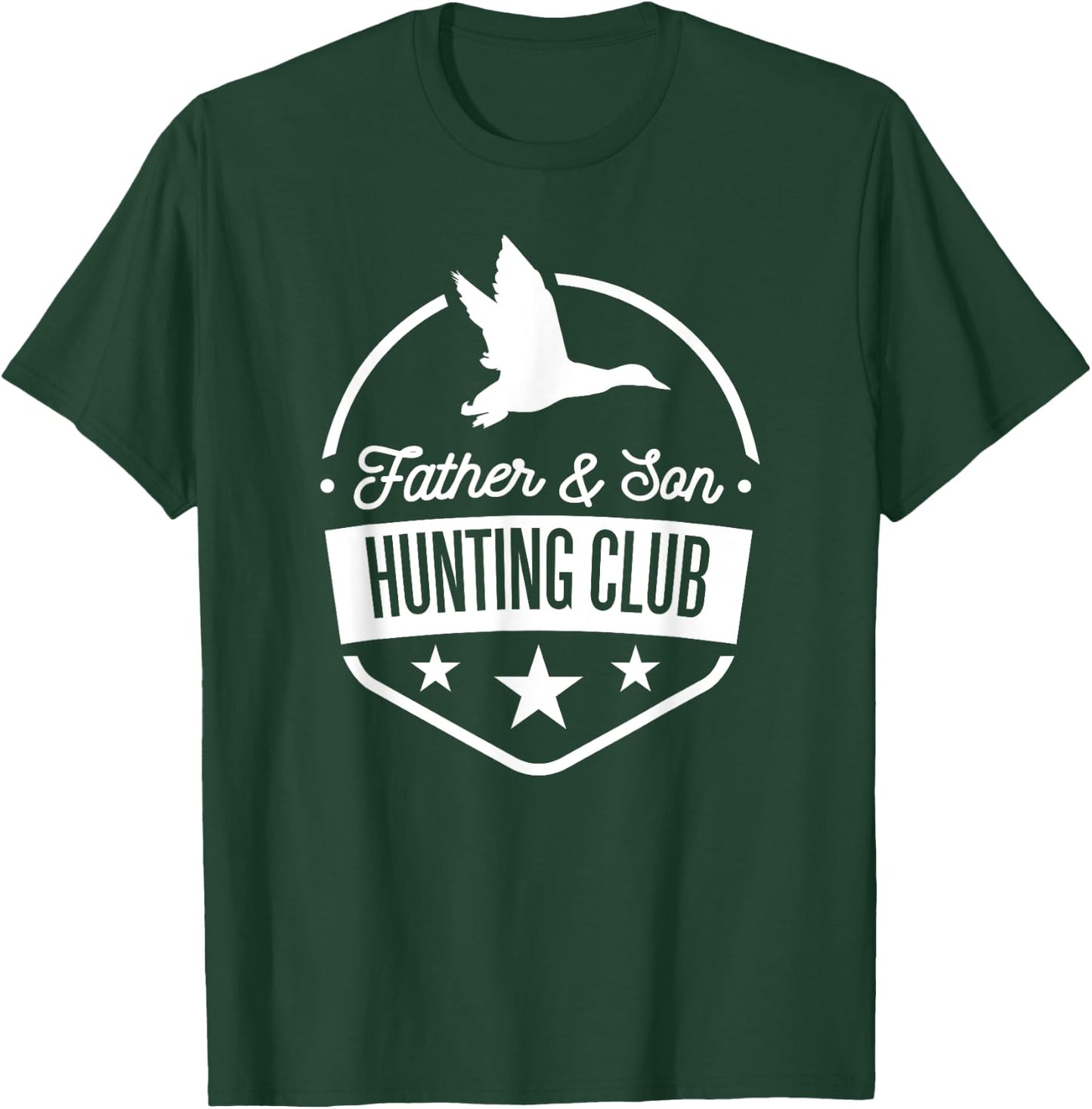 Father & Son Hunting Club - Duck - Proud Dad Hunter T-Shirt - T-Shirt | Forest