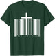 Paid in Full Cross Barcode Jesus Christian Faith Religious T-Shirt - T-Shirt | Forest