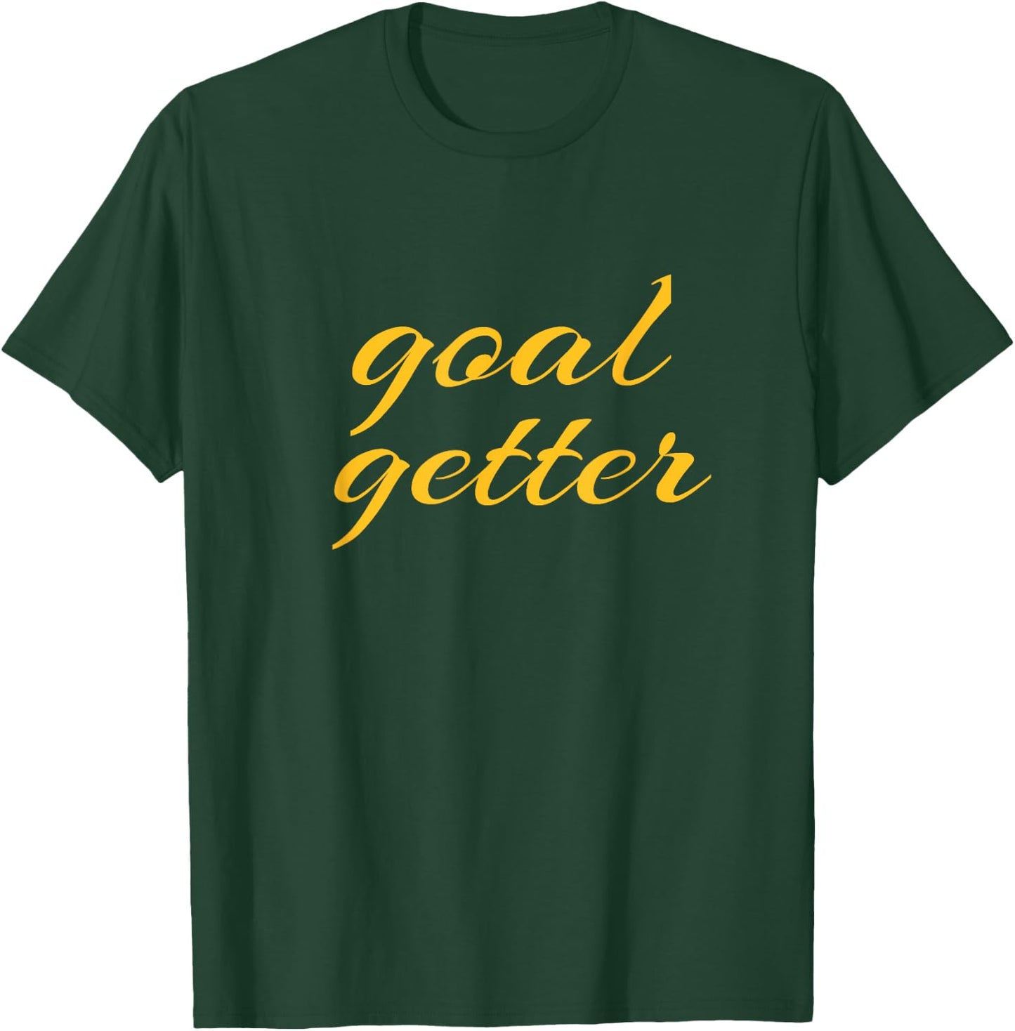 Goal Getter Soccer Motivation Coach T-Shirt - T-Shirt | Forest