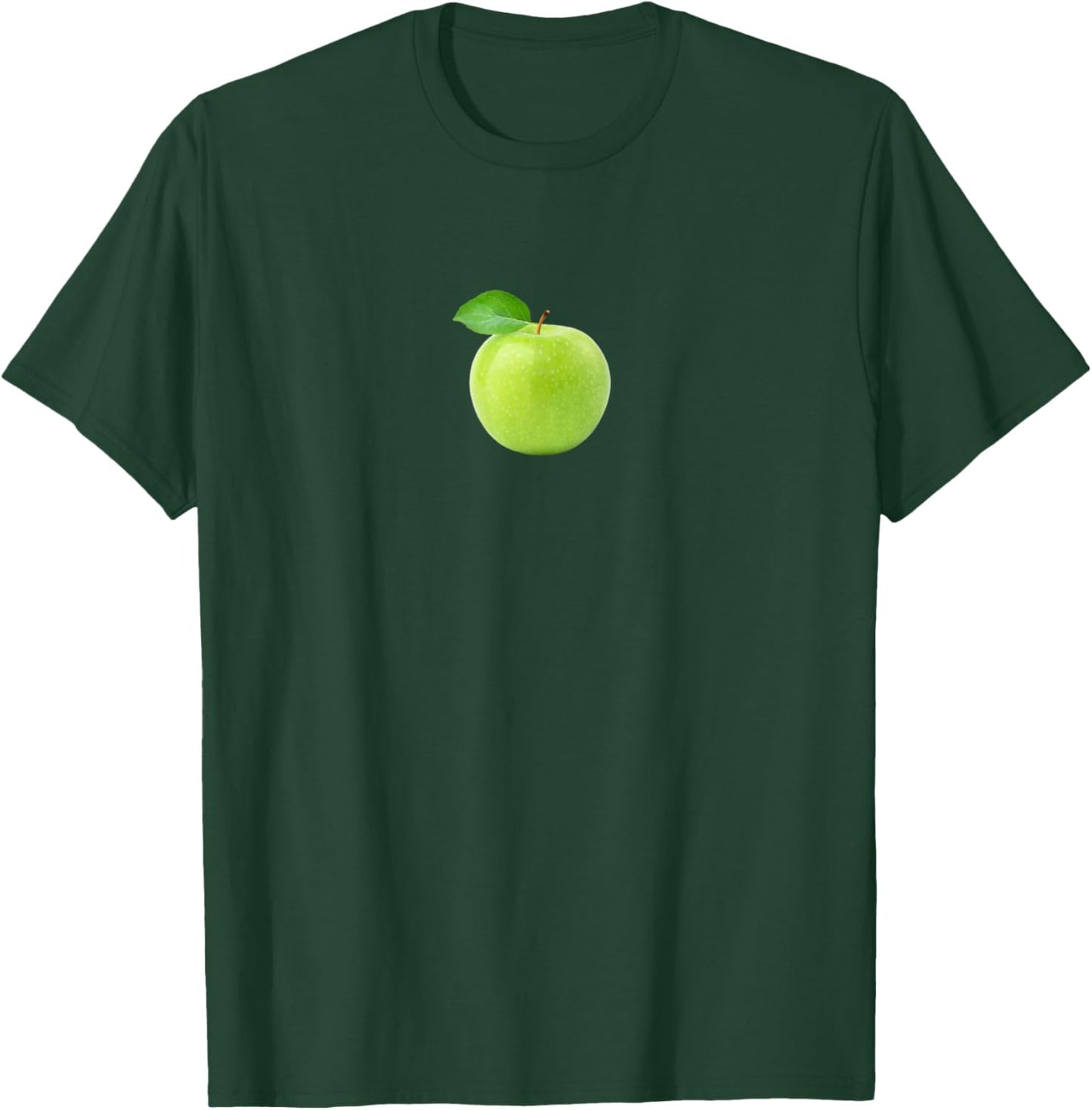 Apple Brat Green Meme Trend Gen Z T-Shirt - T-Shirt | Forest