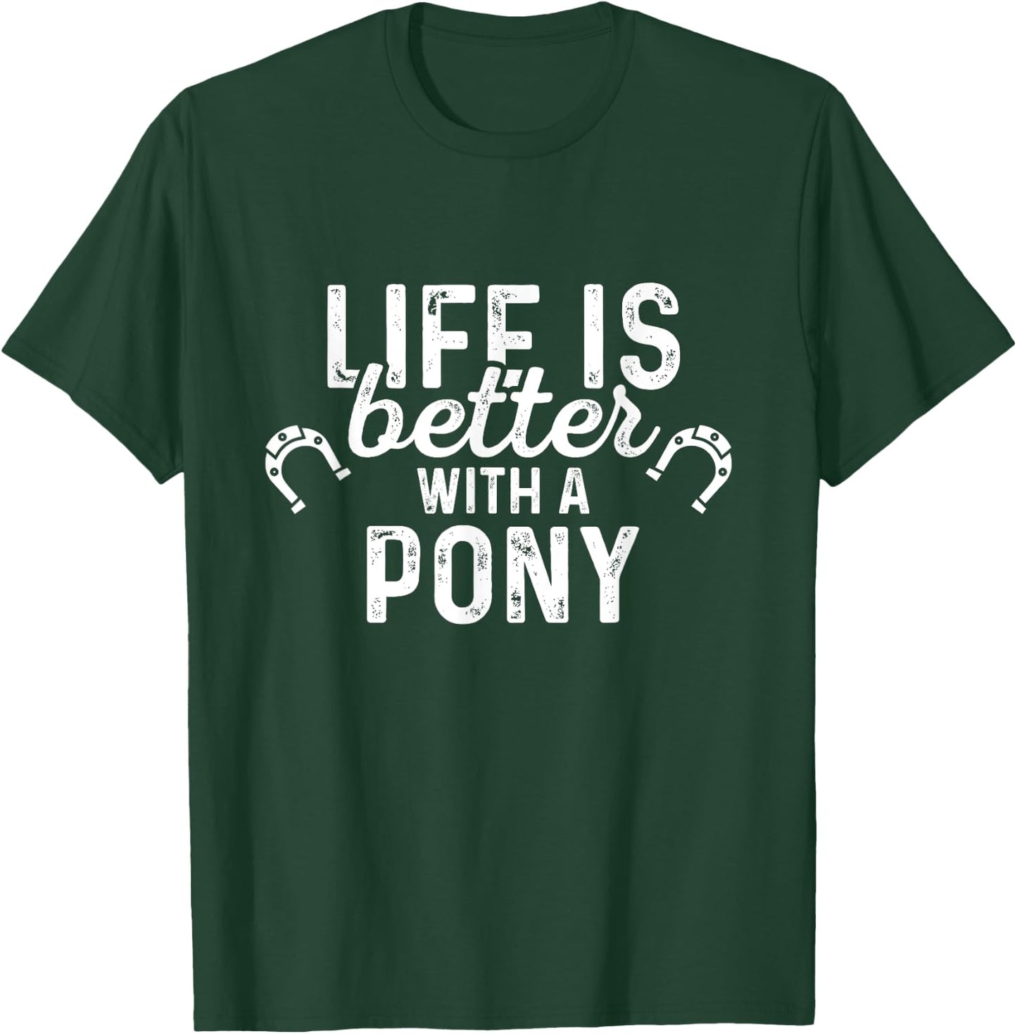 Pony Life Mini Horses Miniature Horse Lovers T-Shirt - T-Shirt | Forest