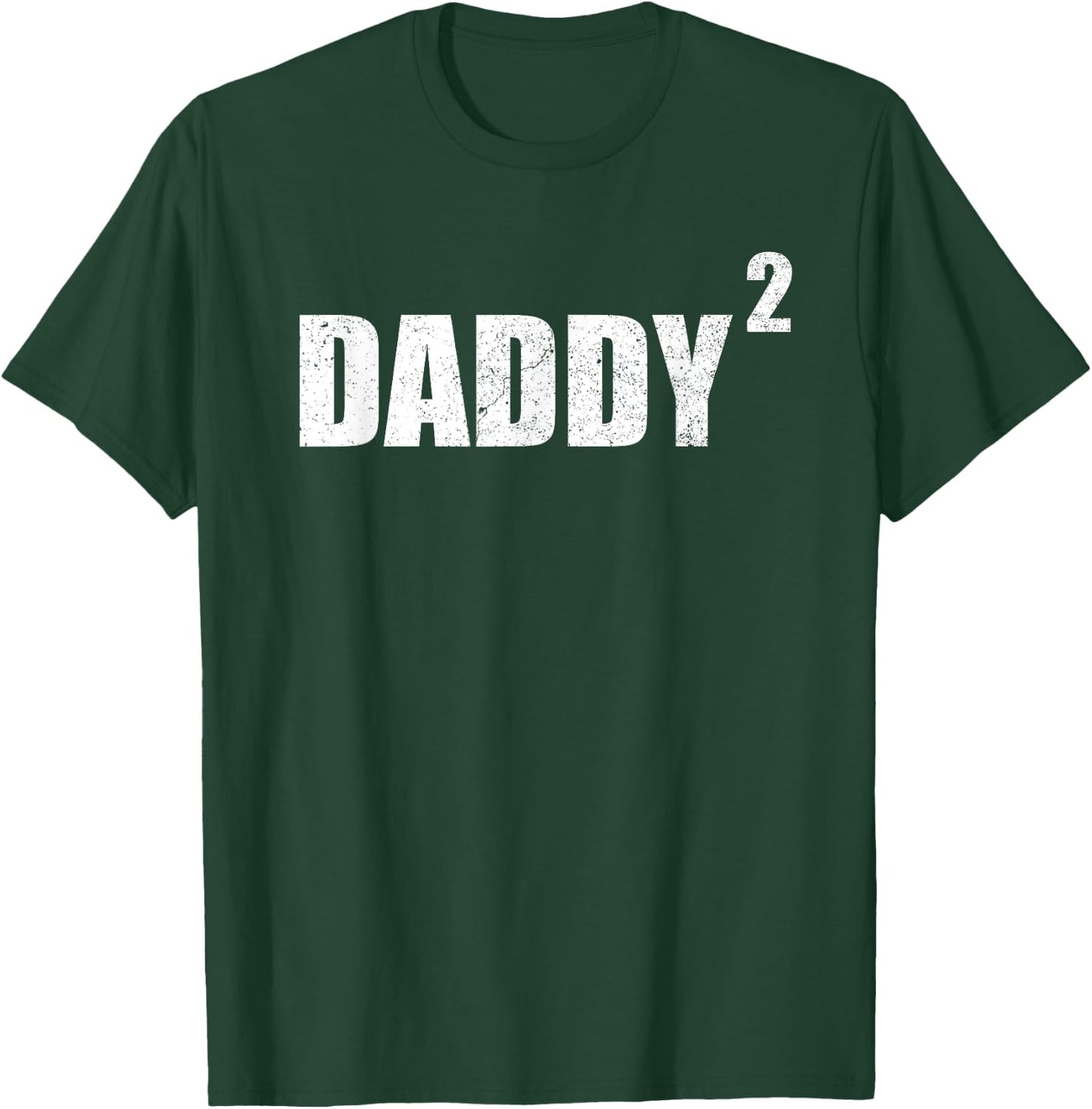 Daddy Squared Shirt 2 Second Pregnancy Announcement Shirt T-Shirt - T-Shirt | Forest