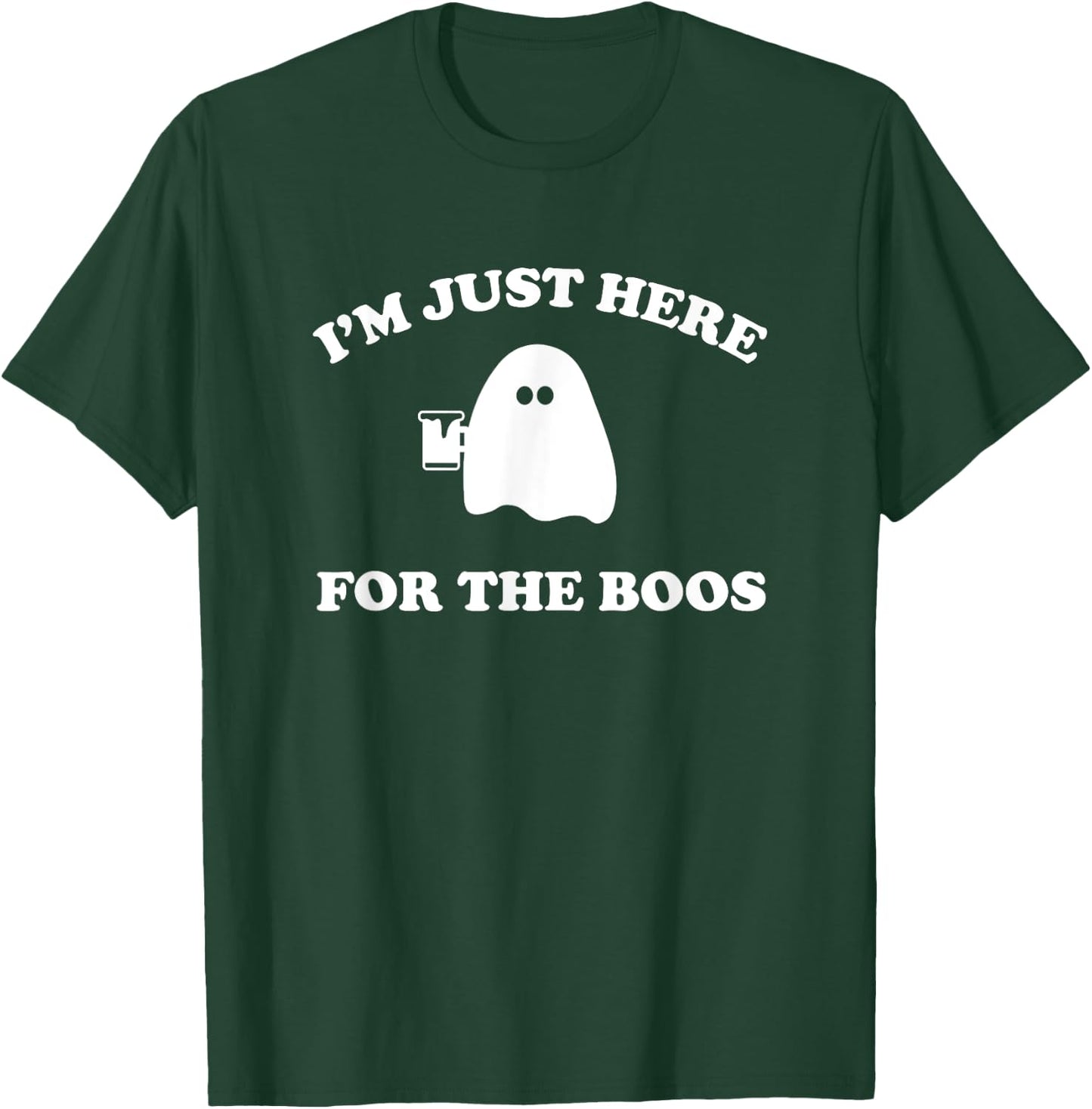 I'm Just Here For The Boos Halloween Shirt T-Shirt - T-Shirt | Forest