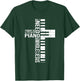 All i need today is a little bit of PIANO and JESUS T-Shirt - T-Shirt | Forest
