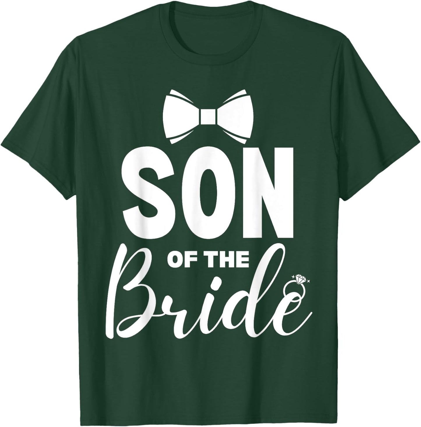 Son of the Bride Wedding Party Family Costume T-Shirt - T-Shirt | Forest