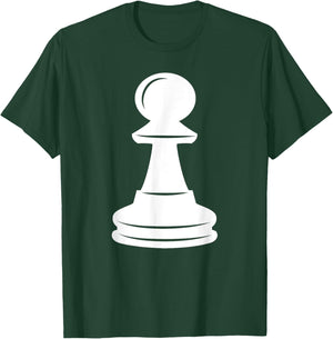 White Pawn Chess Piece Halloween Group Costume Chess Club T-Shirt - T-Shirt | Forest