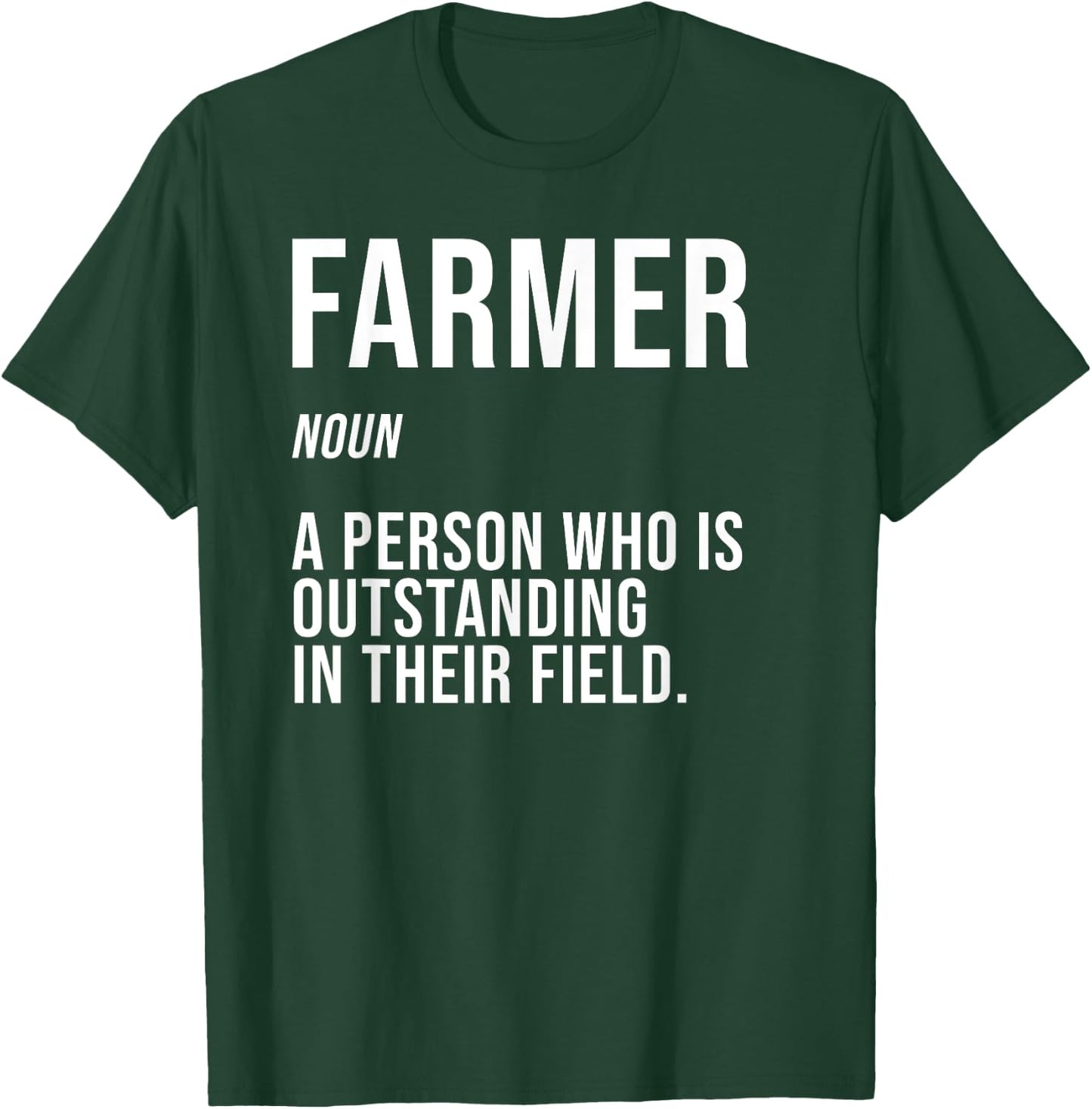 Funny Dairy Farmer Gift Local Farming Men Women Boys Girls T-Shirt - T-Shirt | Forest