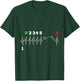 Motorcyclist Heartbeat ECG Motorcycle Bike Gearshift Biker T-Shirt - T-Shirt | Forest