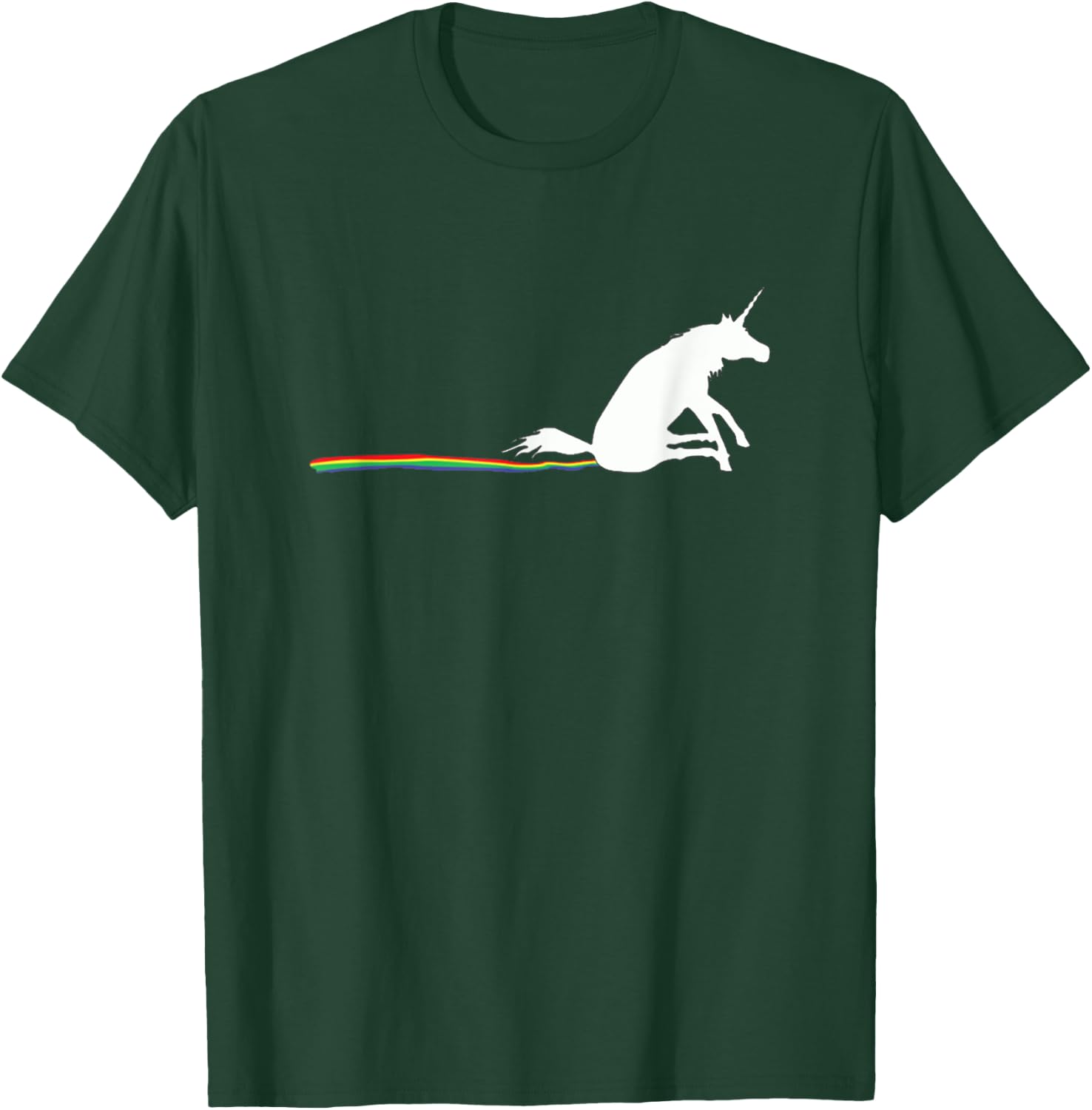 Unicorn Trail Rainbow Poop T-Shirt - T-Shirt | Forest