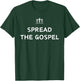 Spread The Gospel Jesus Is King Christian Cross T-Shirt - T-Shirt | Forest